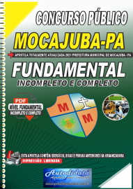 Apostila Digital Concurso Pblico Prefeitura de Mocajuba - PA 2021 Nvel Fundamental Incompleto e Completo