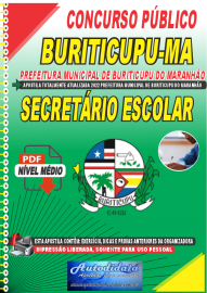 Apostila Digital Concurso Prefeitura de Buriticupu - MA 2022 Secretrio Escolar