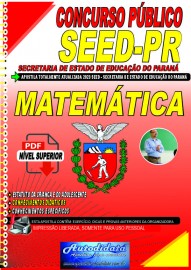 Apostila digital Concurso SEED - PR 2023 Professor de Matemtica