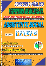 Apostila impressa concurso da Prefeitura de Balsas-MA 2023 - Assistente Social