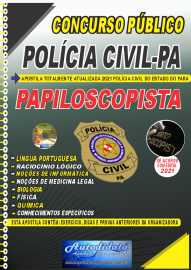 Apostila Impressa Concurso Pblico Polcia Civil Par - 2021 Papiloscopista