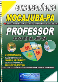 Apostila Impressa Concurso Pblico Prefeitura de Mocajuba - PA 2021 Professor de Ingls