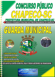 Apostila Impressa Concurso Prefeitura de Chapecó - SC 2022 Guarda Municipal