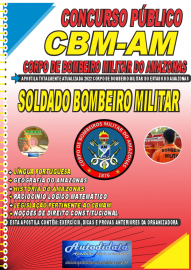 Apostila Impressa Concuso Pblico CBM-AM 2022 Soldado Bombeiro Militar