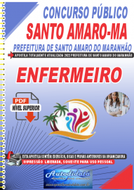 Apostila Digital Concurso Santo Amaro-MA 2022 Enfermeiro