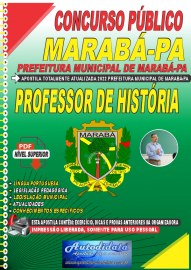 Apostila Digital Concurso Prefeitura de Marab - PA 2022 Professor de Histria