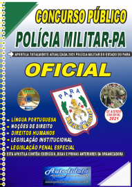 Apostila Impressa Concurso Pblico Polcia Militar do Par - 2021 Oficial