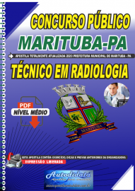 Apostila Digital Concurso Pblico Prefeitura de  Marituba - PA 2020  Tcnico em Radiologia