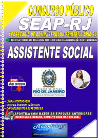 Apostila Digital Concurso SEAP-RJ 2022 Assistente Social