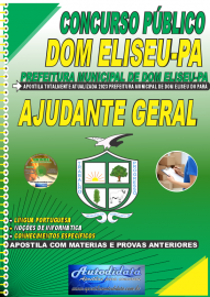 Apostila Impressa Concurso Prefeitura de Eliseu-PA 2023 Ajudante Geral