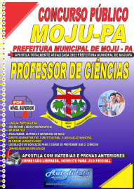 Apostila Digital Concurso Prefeitura de Moju - PA 2022 Professor de Cincias