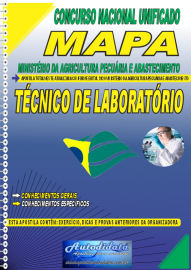 Apostila Impressa Concurso Nacional Unificado MAPA 2024 Tcnico de Laboratrio