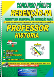 Apostila Digital Concurso Redeno - PA 2024 Professor de Histria