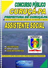 Apostila Impressa Concurso Prefeitura de Curu - PA 2024 Assistente Social