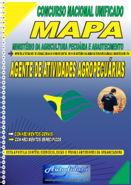 Apostila Impressa Concurso Nacional Unificado MAPA 2024 Agente de Atividades Agropecurias