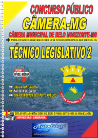Apostila Digital Concurso Cmera - MG 2024 Tcnico Legislativo 2