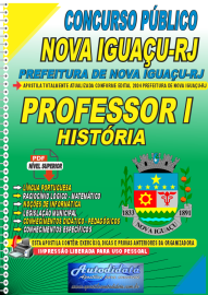 Apostila Digital Concurso Nova Iguau - RJ 2024 Professor de Histria l