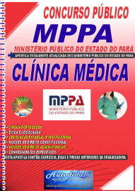Apostila Impressa Ministério Público do Pará - MPPA 2022 Clínica Médica