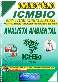 Apostila  Digital Concuso Público ICMBIO 2021 Analista Ambiental