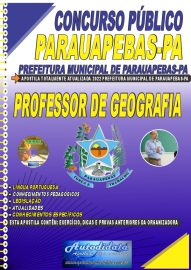 Apostila Impressa Concurso Prefeitura de Parauapebas - PA 2022 Professor de Geografia