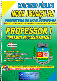 Apostila Digital Concurso Nova Iguau - RJ 2024 Professor l Itinerante Educao Especial