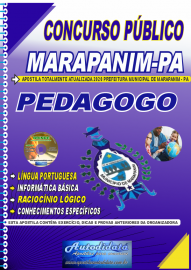 Apostila Impressa Concurso Pblico Prefeitura de Marapanim - PA 2020 Pedagogo