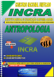 Apostila Digital Concurso INCRA 2024 Antropologia