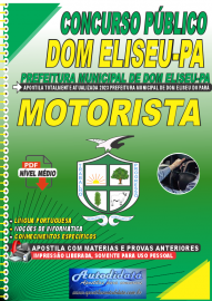 Apostila Digital Concurso Prefeitura de Eliseu-PA 2023 Motorista