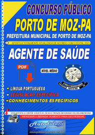 Apostila digital concurso de PORTO DE MOZ-PA 2023 - AGENTE COMUNITRIO DE SUDE -ACS