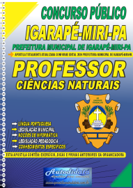 Apostila Impressa Concurso Igarap-Miri - PA 2024 Professor de Cincias Naturais