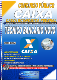 Apostila Impressa Concurso Caixa Econmica Federal-CAIXA 2022 Tcnico Bancrio