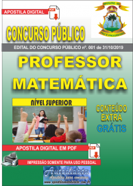 Apostila Digital Concurso Prefeitura Municipal de Imperatriz - MA 2019 - Professor Matemtica