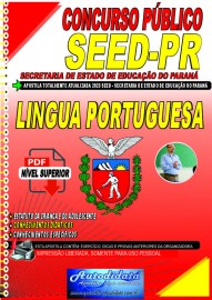 Apostila digital Concurso SEED - PR 2023 Professor de Lingua Portuguesa
