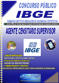 Apostila Impressa Concurso IBGE-2022 Agente Censitário Supervisor