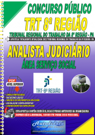 Apostila Digital Concurso TRT- PA 2022 Analista Judicirio - rea Servio Social