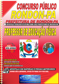 Apostila Digital Concurso Prefeitura de Rondon - PA 2022 Professor de Educao Fsica