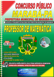 Apostila Digital Concurso Prefeitura de Marab - PA 2022 Professor de Matemtica