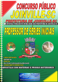 Apostila Impressa Concurso Prefeitura de Joinville - SC 2022 Professor de Sries Iniciais 