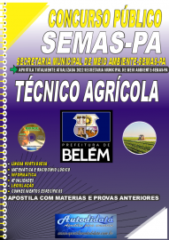 Apostila Impressa Concurso SEMAS-PA 2022 Tcnico Agrcola