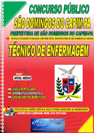 Apostila Digital Concurso Prefeitura de So Domingos do Capim - PA 2024 Tcnico de Enfermagem