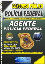Apostila Impressa Concurso Pblico Polcia Federal - Nacional 2021 Agente de Polcia Federal 