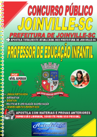 Apostila Digital Concurso Prefeitura de Joinville - SC 2022 Professor de Educao Infantil