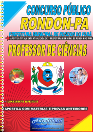 Apostila Impressa Concurso Prefeitura de Rondon - PA 2023 Professor de Cincias