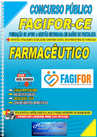 Apostila Digital Concurso FAGIFOR - CE 2024 Farmacêutico