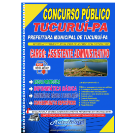 Apostila digital concurso de Tucuru-PA 2023 - Assistente Administrativo