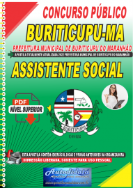 Apostila Digital Concurso Prefeitura de Buriticupu - MA 2022 Assistente Social