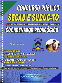 Apostila impressa concurso da SEDUC-TO 2023 - Função Coordenador Pedagógico