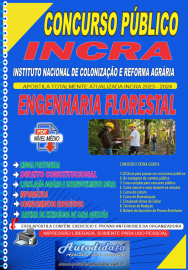 Apostila impressa concurso nacional unificado INCRA 2024 - ENGENHARIA FLORESTAL