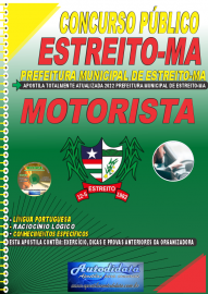 Apostila Impressa Concurso Prefeitura de Estreito - MA 2022 Motorista