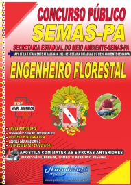 Apostila Digital Concurso SEMAS-PA 2022 Engenheiro Florestal